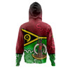 Vanuatu Hoodie - Custom Vanuatu Seal With Aboriginal Patterns Style