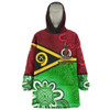 Vanuatu Snug Hoodie - Custom Vanuatu Seal With Aboriginal Patterns Style