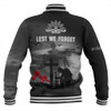 Australia Baseball Jacket Lest We Forget Remember Soldiers