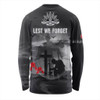 Australia Long Sleeve T-shirt Lest We Forget Remember Soldiers