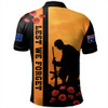 Australia Polo Shirt Lest We Forget Sunset Simple Style