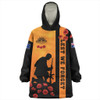 Australia Snug Hoodie Lest We Forget Sunset Simple Style