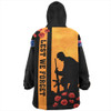 Australia Snug Hoodie Lest We Forget Sunset Simple Style