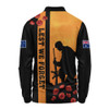 Australia Long Sleeve Polo Shirt Lest We Forget Sunset Simple Style