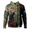 Australia Hoodie Lest We Forget Military Camouflage Simple Style