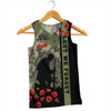 Australia Men Singlet Lest We Forget Military Camouflage Simple Style