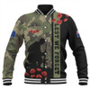 Australia Baseball Jacket Lest We Forget Military Camouflage Simple Style