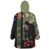 Australia Snug Hoodie Lest We Forget Military Camouflage Simple Style