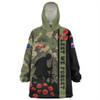 Australia Snug Hoodie Lest We Forget Military Camouflage Simple Style