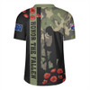 Australia Rugby Jersey Lest We Forget Military Camouflage Simple Style