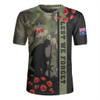 Australia Rugby Jersey Lest We Forget Military Camouflage Simple Style