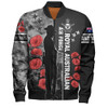 Australia Bomber Jacket - Custom Royal Australian Air Force Anzac Day Camouflage Style