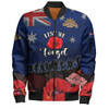Australia Bomber Jacket - Anzac Day Soldier With Poppies Flowers