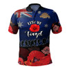 Australia Polo Shirt - Anzac Day Soldier With Poppies Flowers