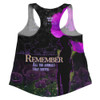 Anzac Day Women Racerback Singlet - Remember All Animals That Served