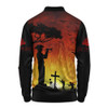 Australia Long Sleeve Polo Shirt Lest We Forget Horse Sunset