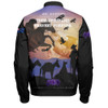 Australia Bomber Jacket - Purple Alnimals Poppy