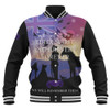 Australia Baseball Jacket - Purple Alnimals Poppy