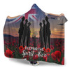 Australia Hooded Blanket - Anzac Day Keeping The Spirit Alive With Australia Flag