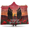 Australia Hooded Blanket - Anzac Day Australian Red Ensign