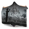 Australia Hooded Blanket - Anzac Day Lest We Forget Black