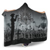 Australia Hooded Blanket - Anzac Day Lest We Forget Black