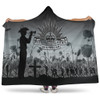 Australia Hooded Blanket - Anzac Day Lest We Forget Black