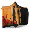 Australia Hooded Blanket Anzac Day In My Heart