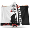 Australia Hooded Blanket Anzac Day Lest We Forget Simple Style