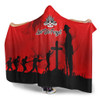 Australia Hooded Blanket Anzac Day Lest We Forget Red Poppy