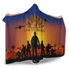 Australia Hooded Blanket Anzac Day Flag Background Lest We Forget
