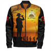 Australia Bomber Jacket Lest We Forget Anzac Horse Brigade