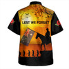 Australia Hawaiian Shirt Lest We Forget Anzac Horse Brigade