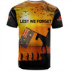 Australia T-Shirt Lest We Forget Anzac Horse Brigade