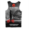 Australia Men Singlet At The Going Down Of The Sun We Will Remember Them