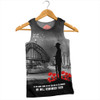 Australia Men Singlet At The Going Down Of The Sun We Will Remember Them