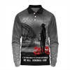 Australia Long Sleeve Polo Shirt At The Going Down Of The Sun We Will Remember Them