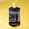 Australia Anzac Day Dog Tag At The Going Down Of The Sun We Will Remember Them