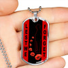 Australia Anzac Day Dog Tag Lest We Forget Soldiers And Poppy Design