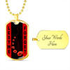 Australia Anzac Day Dog Tag Lest We Forget Soldiers And Poppy Design