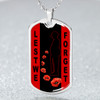 Australia Anzac Day Dog Tag Lest We Forget Soldiers And Poppy Design