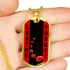 Australia Anzac Day Dog Tag Lest We Forget Soldiers And Poppy Design