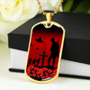 Australia Anzac Day Dog Tag Lest We Forget Red Poppies Special Style