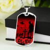 Australia Anzac Day Dog Tag Lest We Forget Red Poppies Special Style