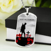 Australia Anzac Day Dog Tag Lest We Forget Soldiers