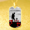 Australia Anzac Day Dog Tag Lest We Forget Soldiers