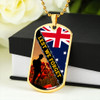 Australia Anzac Day Dog Tag Let We Forget Berbad Wire