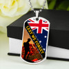 Australia Anzac Day Dog Tag Let We Forget Berbad Wire