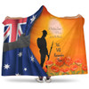 Australia Anzac Hooded Blanket - We Will Remember Them Ver02