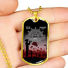 Australia Anzac Day Dog Tag Lest We Forget (Red)